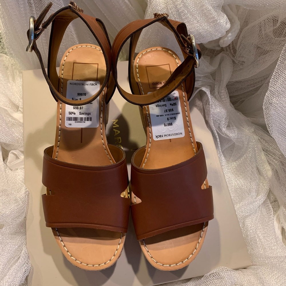 New Dolce Vita wedge cork heels.